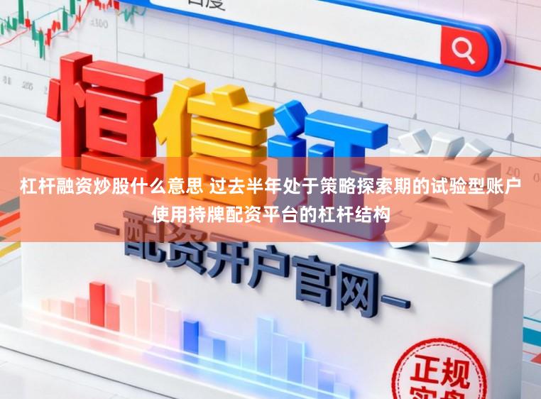 杠杆融资炒股什么意思 过去半年处于策略探索期的试验型账户使用持牌配资平台的杠杆结构